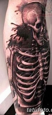 fotó egy csontváz tetoválásról, kelt 2017.08.28. №089 - tetováló csontváz -
