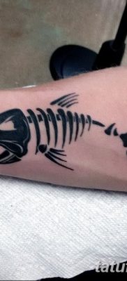 fotó egy csontváz tetoválásról, kelt 2017. augusztus 28 -án №096 - tetováló csontváz -