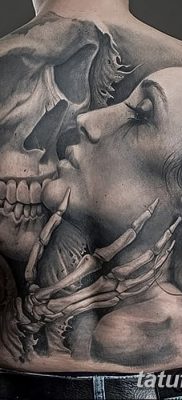 fotó egy csontváz tetoválásról, kelt 2017. augusztus 28 -án №015 - tetováló csontváz -