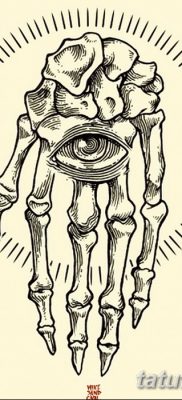 fotó egy csontváz tetoválásról, kelt 2017. 08. 28 -án №019 - tetováló csontváz -