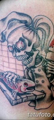 fotó egy csontváz tetoválásról, kelt 2017. 08. 28 -án №028 - tetováló csontváz -