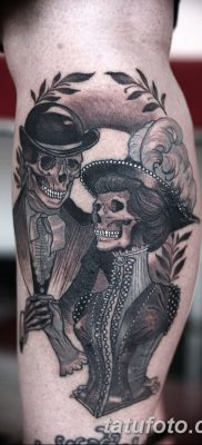 fotó egy csontváz tetoválásról, kelt 2017. augusztus 28 -án №039 - tetováló csontváz -