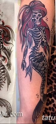 fotó egy csontváz tetoválásról, kelt 2017. 08. 28 -án №040 - tetováló csontváz -