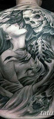 fotó egy csontváz tetoválásról, kelt 2017. 08. 28 -án №058 - tetováló csontváz -