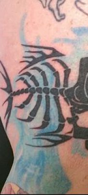 Fotó halcsontváz tetoválásról - példa rajz - 30052017 - példa - 015 Halcsontváz tetoválás