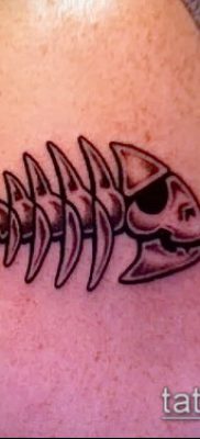 Fotó halcsontváz tetoválásról - példa rajz - 30052017 - példa - 029 Halcsontváz tetoválás