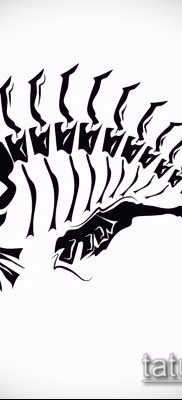 Egy halcsontváz tetoválása - példa rajz - 30052017 - példa - 030 Halcsontváz tetoválás