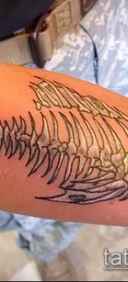 Fotó halcsontváz tetoválásról - példa rajz - 30052017 - példa - 048 Halcsontváz tetoválás