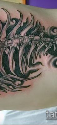 Halcsontváz tetoválás - példa rajz - 30052017 - példa - 049 Halváz tetoválás