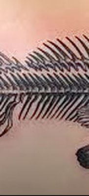 Fotó halcsontváz tetoválásról - példa rajz - 30052017 - példa - 066 Halcsontváz tetoválás