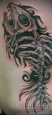 Egy halcsontváz tetoválás fotója - példa rajz - 30052017 - példa - 068 Halcsontváz tetoválás