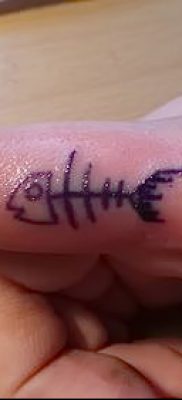 Fénykép halak csontváz tetoválásról - példa rajz - 30052017 - példa - 077 Hal csontváz tetoválás