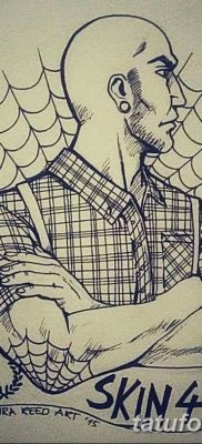 Fotó a skinhead tetoválásról 2018. 07. 31 -én №049 - skinheadek tetoválása -