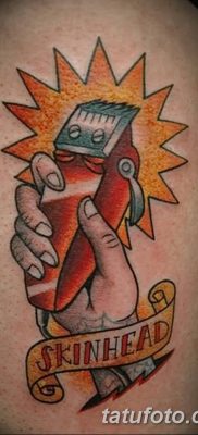 Fotó a skinhead tetoválásról 2018. 07. 31 -én №019 - skinheadek tetoválása -