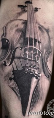 fotó tetoválás Hegedű kelt 2017.12.26. №011 - tetoválás hegedű -