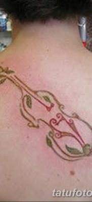 fotó tetoválás Hegedű kelt 2017.12.26. №012 - tetováló hegedű -