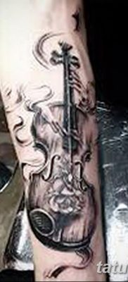 fotó tetoválás Hegedű kelt 2017.12.26. №086 - tetoválás hegedű -
