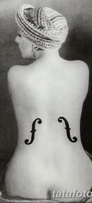 fotó tetoválás Hegedű kelt 2017.12.26. №04 - tetoválás hegedű -