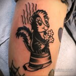 صورة وشم مع ظربان 03/28/2021 №505 - وشم الظربان -