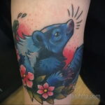 صورة وشم مع ظربان 03/28/2021 №500 - وشم الظربان -