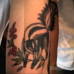 صورة وشم مع ظربان 03/28/2021 №495 - وشم الظربان -