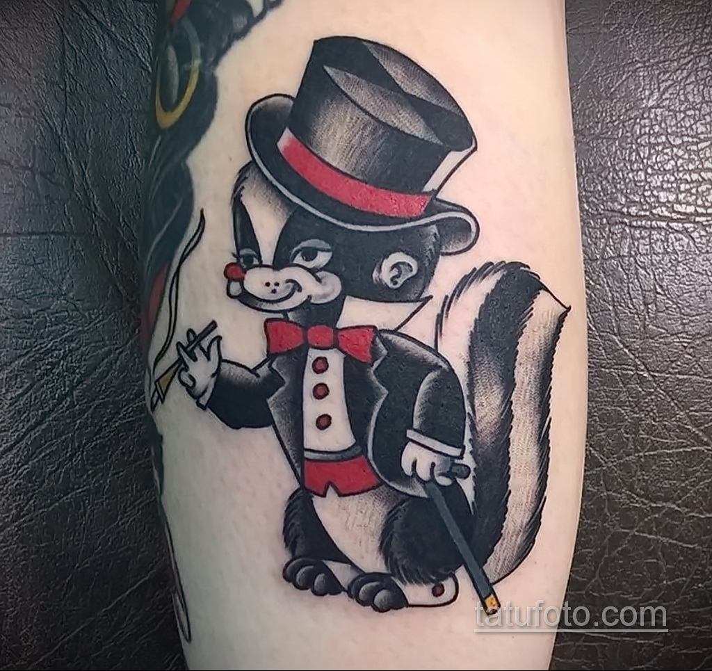 صورة وشم مع ظربان 03/28/2021 №426 - وشم الظربان -