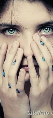 fotó egy könnycsepp tetoválásról az arcon, 2018.04.16. №056 - tetoválás szakadás az arcán -