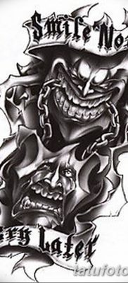 Fotó a tetoválásról most nevetni sírni később 2018.08.17. №011 - Mosolyogj most sírj később -