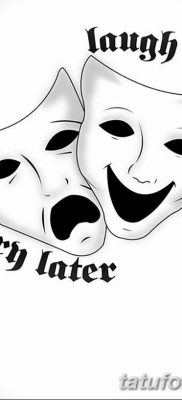 Fotó a tetoválásról most nevetni sírni később 2018.08.17. №013 - Mosolyogj most sírj később -