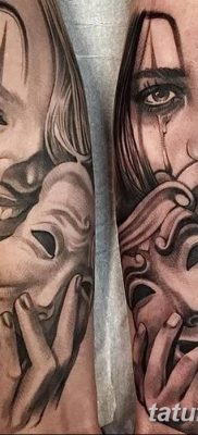 Fotó a tetoválásról most nevetni sírni később 2018.08.17. №043 - Mosolyogj most sírj később -