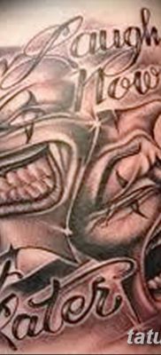 Fotó a tetoválásról most nevetni sírjon később 2018.08.17. №044 - Mosolyogjon most sírjon később -