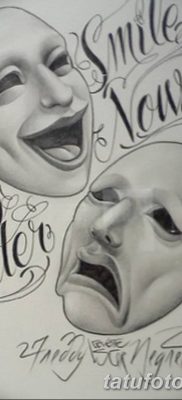 Fotó a tetoválásról most nevetni sírni később 2018.08.17. №046 - Mosolyogj most sírj később -