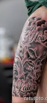 Fotó a tetoválásról most nevetni sírni később 2018.08.17. №053 - Mosolyogj most sírj később -