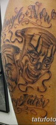 Fotó a tetoválásról most nevetni sírni később 2018.08.17. №062 - Mosolyogj most sírj később -