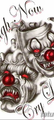 Fotó a tetoválásról most nevetni sírni később 2018.08.17. №076 - Mosolyogj most sírj később -