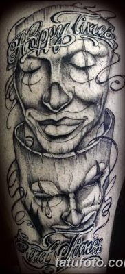 Fotó a tetoválásról most nevetni sírni később 2018.08.17. №078 - Mosolyogj most sírj később -