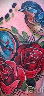 A bikaviadal -tetoválás ötletének exkluzív változata a kész tetováláson a fotón - egy bikaviadal -tetoválás történetéről szóló cikkhez