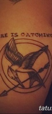 fotó tetoválás Mockingjay 2017. 09. 25 -től №001 - Tattoo Hunger Games -