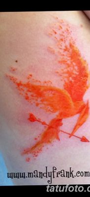 fotó tetoválás Mockingjay 2017. 09. 25 -től № 003 - Tattoo Hunger Games -