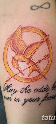 fotó tetoválás Mockingjay 2017. 09. 25 -től № 009 - Tetoválás éhezők viadala -