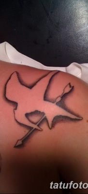 fotó egy Mockingjay tetoválásról, 2017. 09. 25 -én, 019. sz. - Tetoválási éhezők viadala -