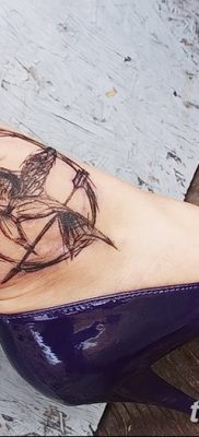 fotó tetoválás Mockingjay 2017. 09. 25 -től №025 - Tattoo Hunger Games -