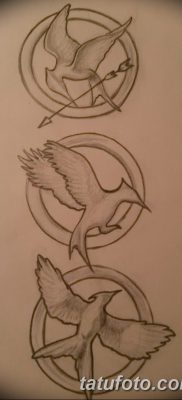 fotó tetoválás Mockingjay 2017. 09. 25 -től №041 - Tattoo Hunger Games -