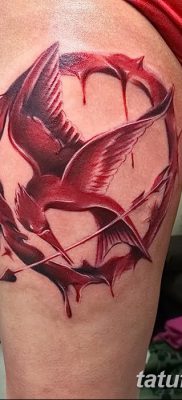 fotó tetoválás Mockingjay 2017. 09. 25 -től №045 - Tattoo Hunger Games -