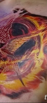 fotó a Mockingjay tetoválásról, 2017. 09. 25 -én, 052. sz. - Tetoválás -éhezők viadala -