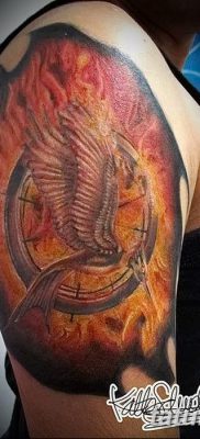 fotó tetoválás Mockingjay 2017. 09. 25 -től №056 - Tattoo Hunger Games -