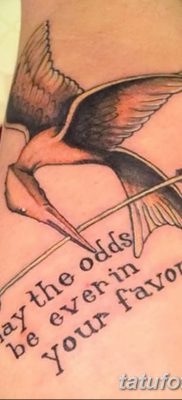 fotó tetoválás Mockingjay 2017. 09. 25 -től №065 - Tattoo Hunger Games -