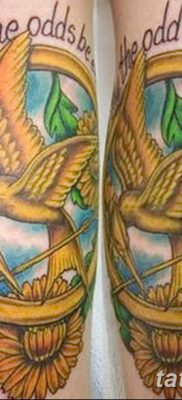 fotó tetoválás Mockingjay 2017. 09. 25 -től №067 - Tattoo Hunger Games -