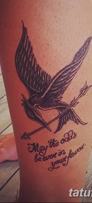 fotó tetoválás Mockingjay 2017. 09. 25 -től №077 - Tattoo Hunger Games -