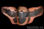 Sólyom tetoválás példa a 2. képen